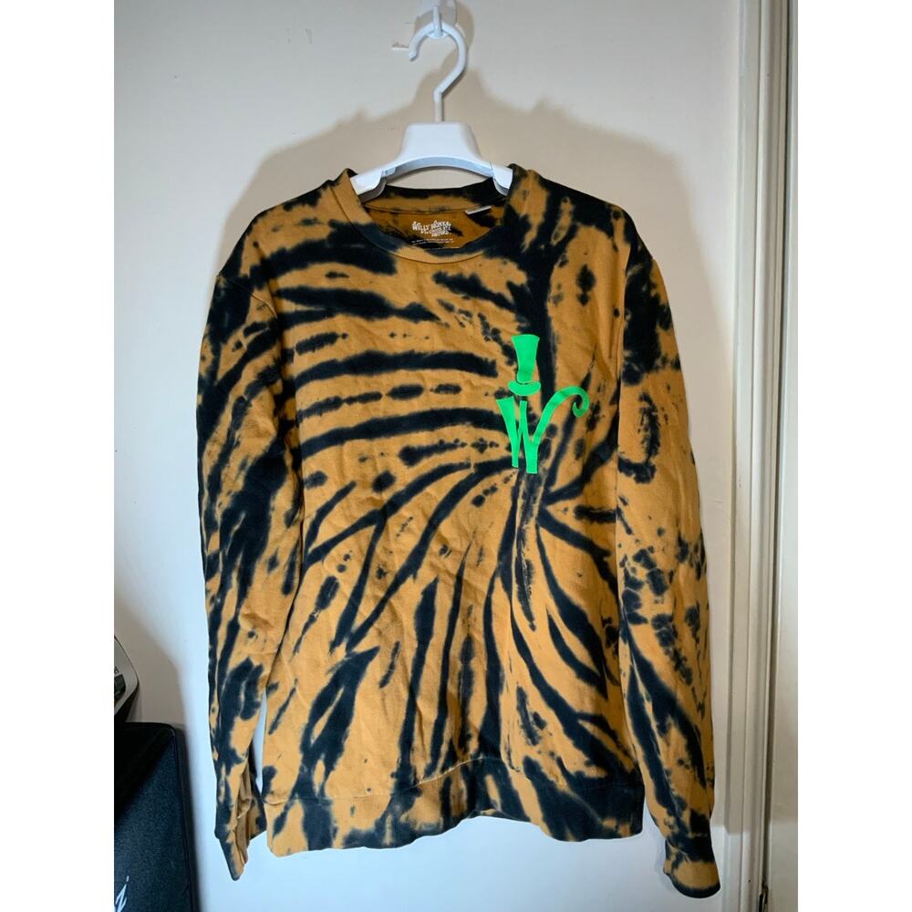 Eleven Paris Willy Wonka Tie Dye Pullover Sweatshirt Graphic Men’s Size L USED